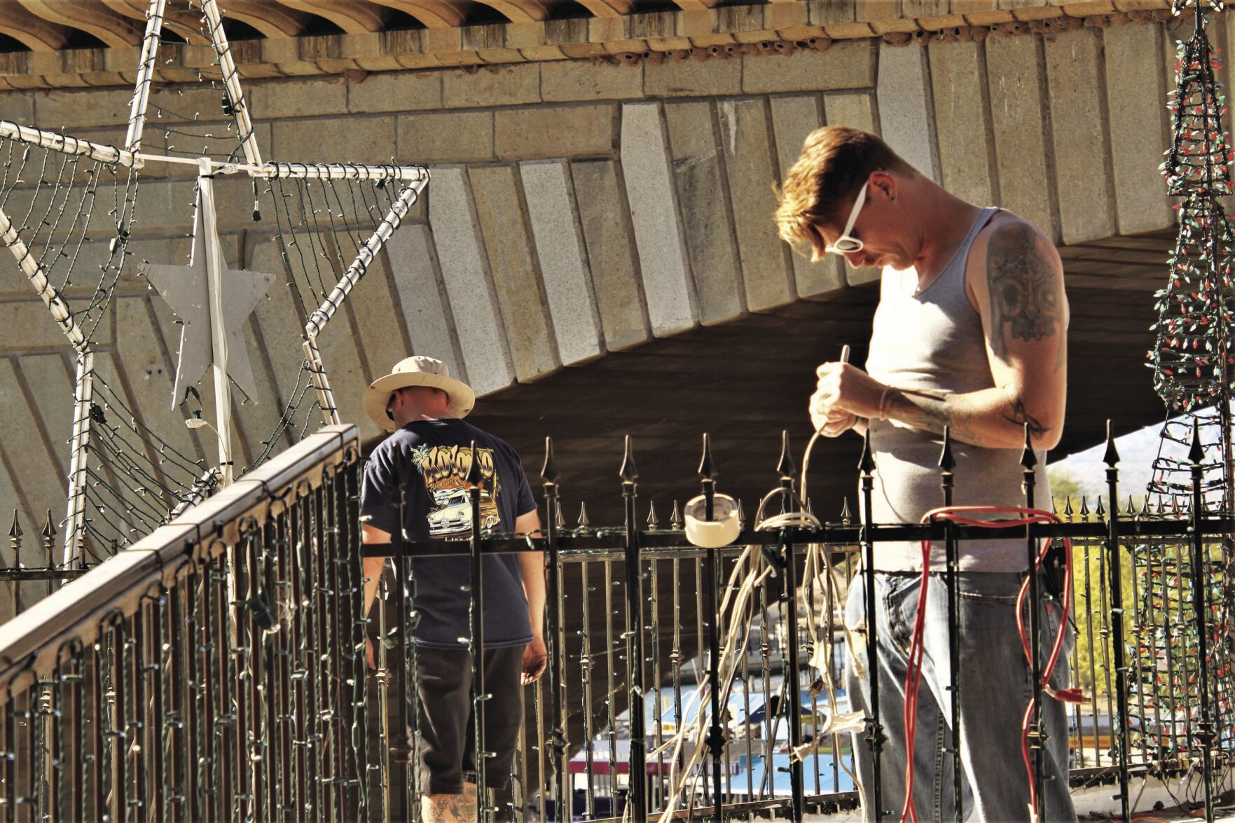 Seen in Havasu: English Village preps for Festival of Lights